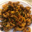 Cumi crispy bumbu rica