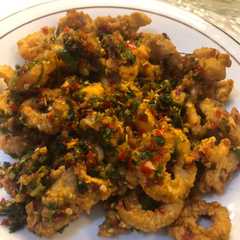 A picture of Cumi crispy bumbu rica.