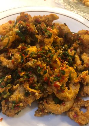 Foto resep Cumi crispy bumbu rica