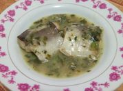 Una foto de salsa verde de españa