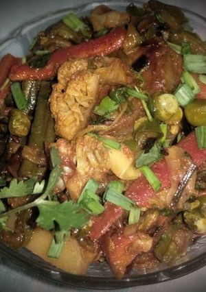 A picture of Mix vegetable.