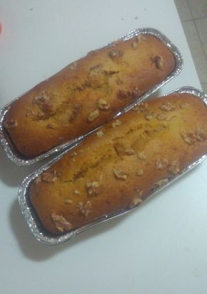 Una foto de Budín de banana y zanahoria no tan light