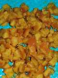 Topping de naranja caramelizada
