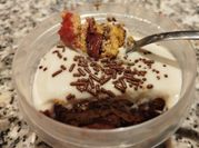 Una foto de tarta de fresas sin azucar