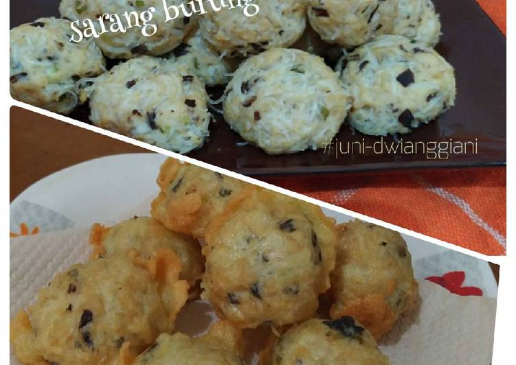 Bahan Bola-bola sarang burung | Cara Membuat Bola-bola sarang burung Yang Sedap