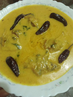 A picture of Ginger flavoured curry pakory.
