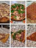 3 pizzas especiales para cumple en casa