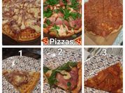 Una foto de pizza cebolla y jamón serrano