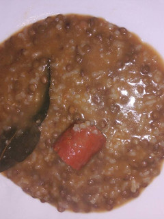 Una foto de Lentejas con arroz