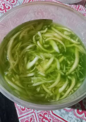 Foto resep Es blewah melon