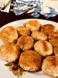 Narkol posto bora/ coconut poppyseed fritters