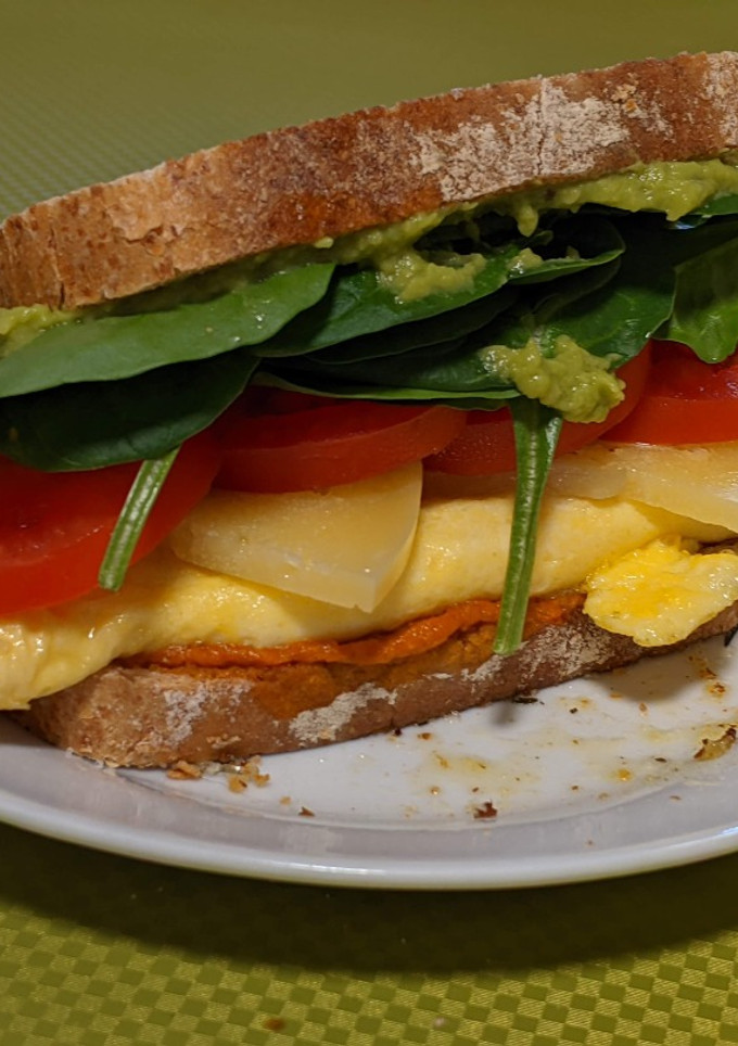 Una foto de Sandwich nutritivo de emergencia