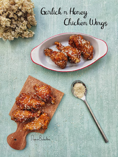 Foto resep Garlick & Honey Chicken Wings