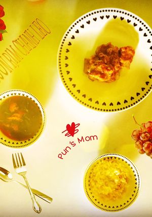 Hình của món Sườn rim chanh leo.