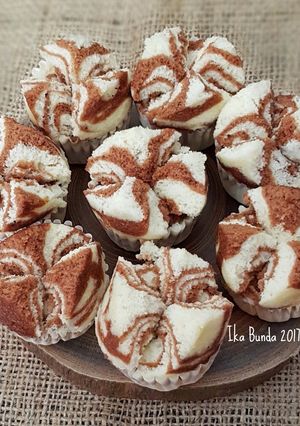 Foto resep Bolu Kukus Zebra