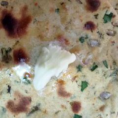 Spinach Tandoori Roti A picture of Spinach Tandoori Roti.