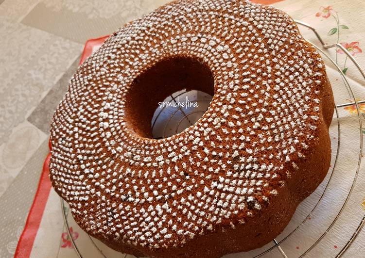 Ciambella di mandorle e cioccolato fondente 🍫