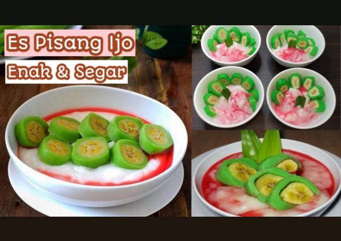 Resep Es Pisang Ijo Rasanya Enak Dan Segar Banget