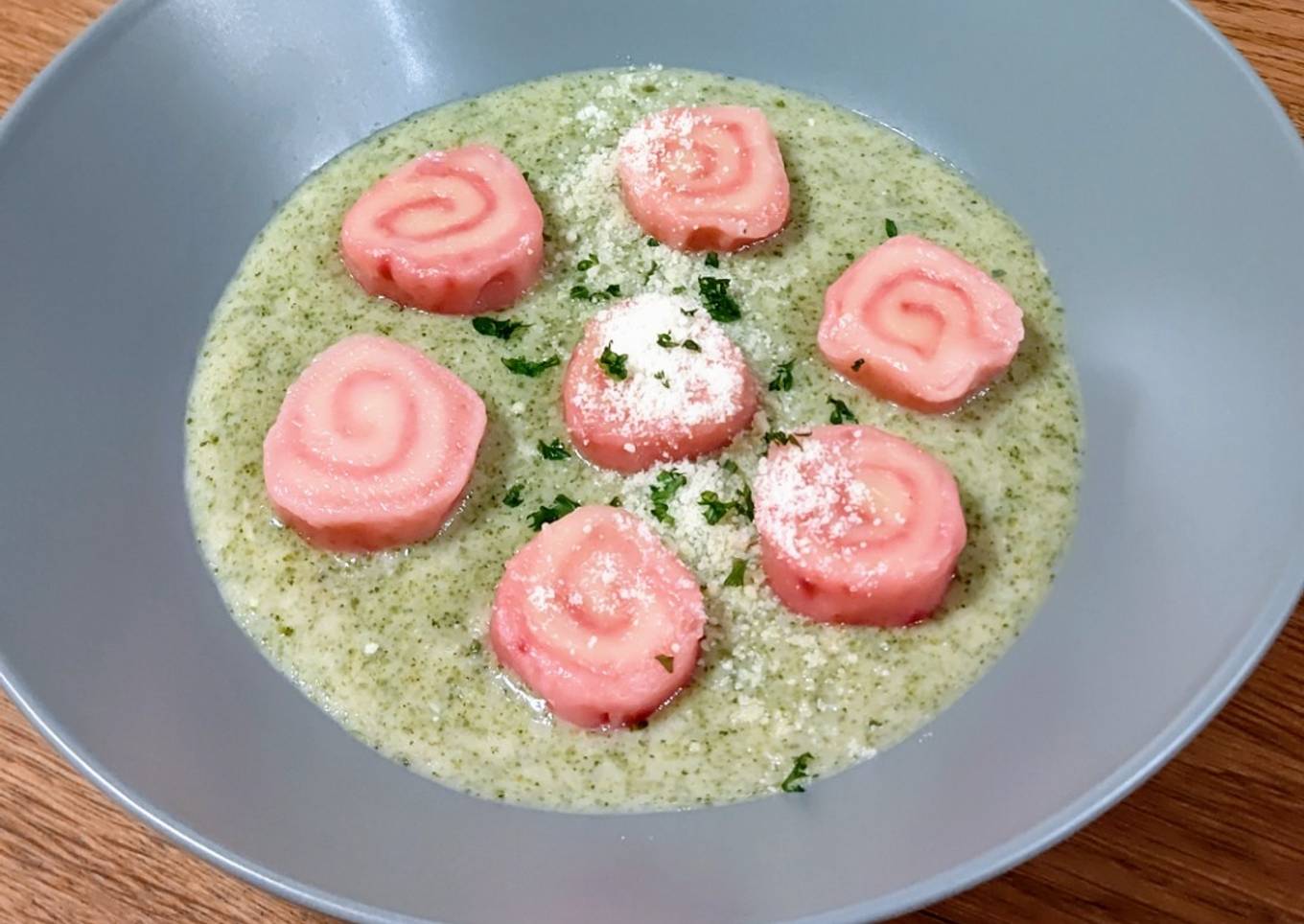 â˜…Spiral Gnocchi with Cup soup sauce â˜…