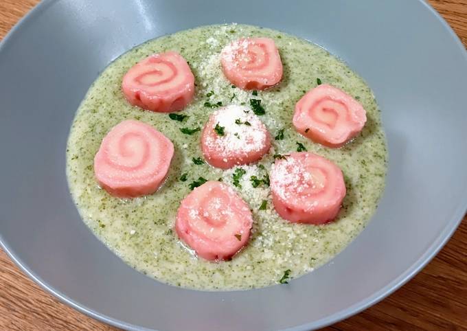 ★Spiral Gnocchi with Cup soup sauce ★
