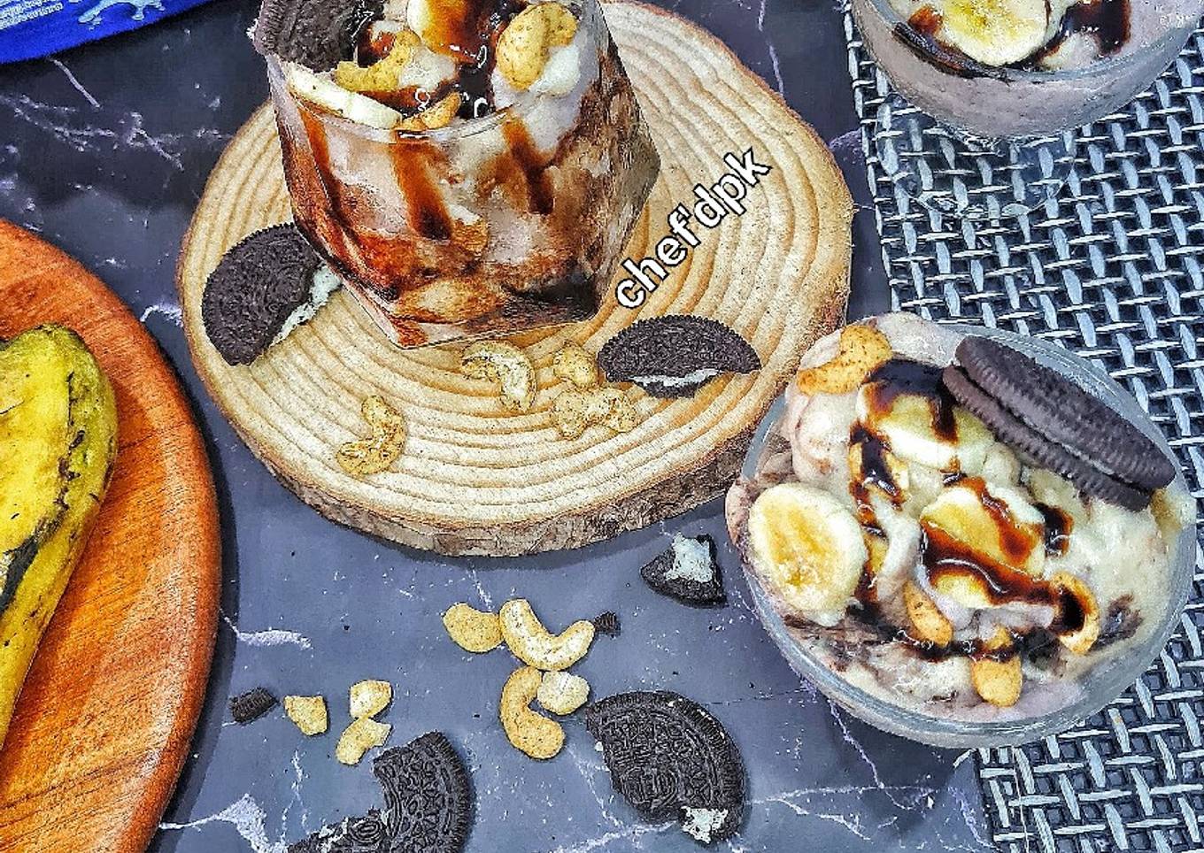 Oreo Banana ice cream