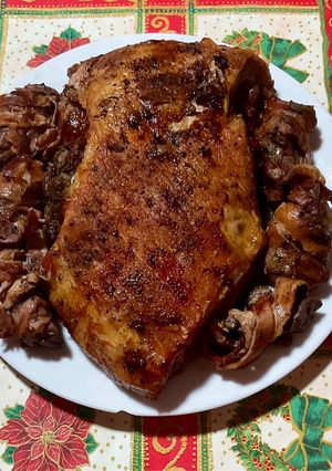 Szilveszteri töltött dagadó recept fotója