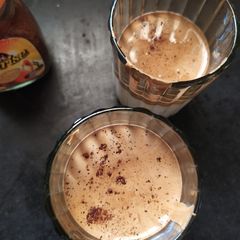 A picture of Dalgona coffee.