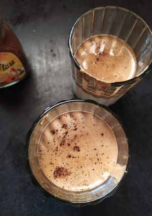 A picture of Dalgona coffee.