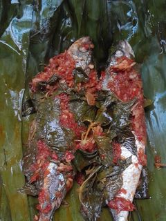 Foto resep Pepes pindang bumbu rujak