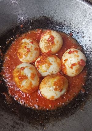 Foto resep Telur bulat balado