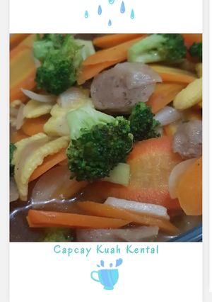 Foto resep Capcay Kuah Kental