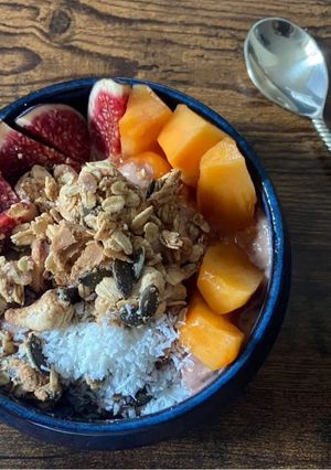 Une photo de بسيسة bssissa petit-déjeuner healthy #farine de légumineuses