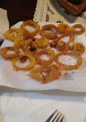 Una foto de Aros de cebolla crocantes