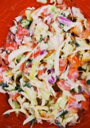 A picture of Creamy salad.