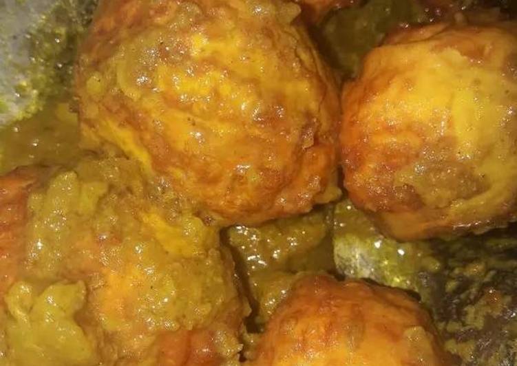 Resep Telur bumbu kuning Anti Gagal