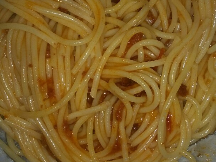 Cara Buat Spaghetti tumis saus bolognes Sederhana Dan Enak