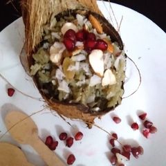 A picture of Sugar cane juice Rice.