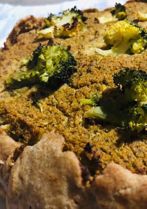 Foto di Torta salata broccoli e ceci