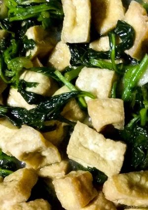 Foto resep Tumis Tahu Bayam