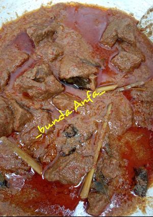 Foto resep Rendang Sapi ala Bunda Anfa