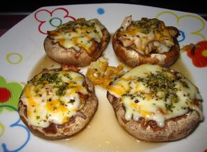 Una foto de Champiñones Rellenos “Gran Sorpresa"