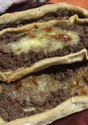 Una foto de Pan de pide Turco (Pizza Turca)