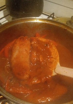 Una foto de Chorizo a la pomarola