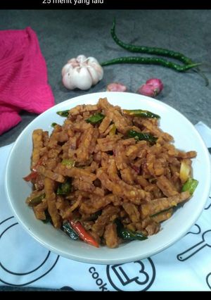 Foto resep Oseng tempe pedas manis