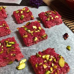A picture of Beetroot Kalakand.