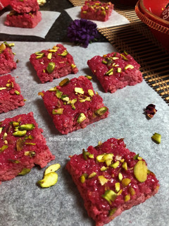 A picture of Beetroot Kalakand.