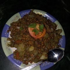 A picture of Chatpata Rmash(kidney beans).