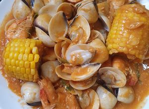 Foto resep Kerang kepah n udang saus padang