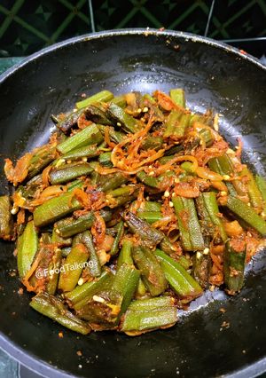 A picture of Okra Masala Subzi.