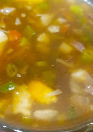 फ्रेंच बींस एंड वेजी सूप(french beans and veggie soup recipe in रेसिपी मुख्य फोटो